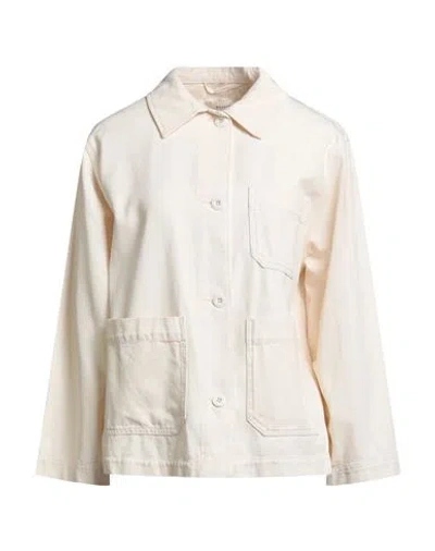Weekend Max Mara Woman Jacket Off White Size 6 Cotton