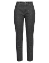 Weekend Max Mara Woman Jeans Black Size 8 Cotton, Elastane