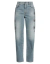 Weekend Max Mara Woman Jeans Blue Size 12 Cotton In Blue
