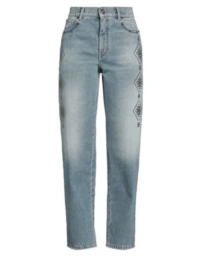 Weekend Max Mara Woman Jeans Blue Size 12 Cotton