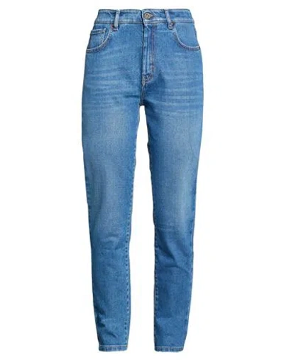 Weekend Max Mara Woman Jeans Blue Size 30 Cotton, Elastane