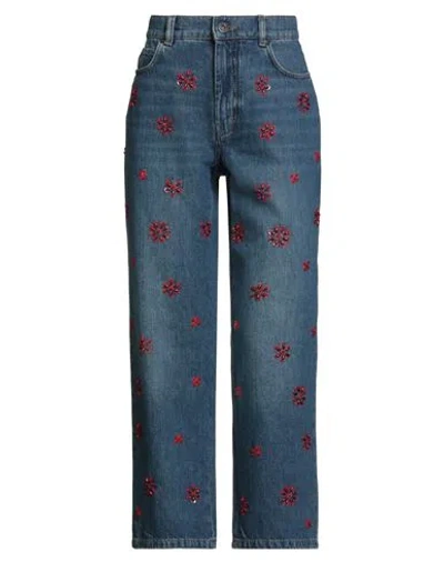 Weekend Max Mara Woman Jeans Blue Size 6 Cotton