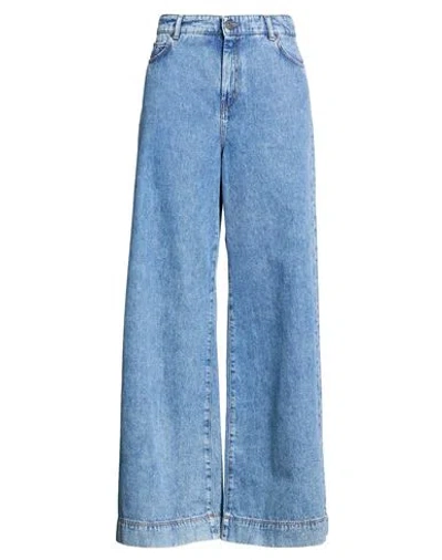 Weekend Max Mara Woman Jeans Blue Size 8 Cotton