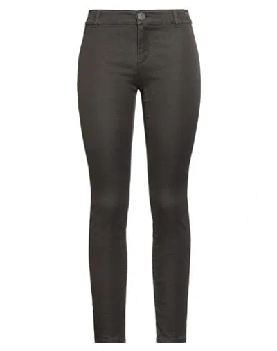 Weekend Max Mara Woman Jeans Chocolate Brown Size 8 Cotton, Elastane