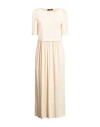 Weekend Max Mara Woman Maxi Dress Beige Size Xxl Cotton