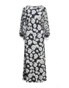 Weekend Max Mara Woman Maxi Dress Midnight Blue Size M Viscose, Polyamide, Elastane, Silk In Blue