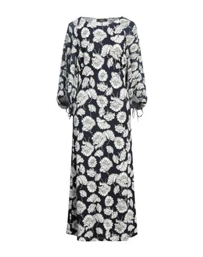 Weekend Max Mara Woman Maxi Dress Midnight Blue Size M Viscose, Polyamide, Elastane, Silk