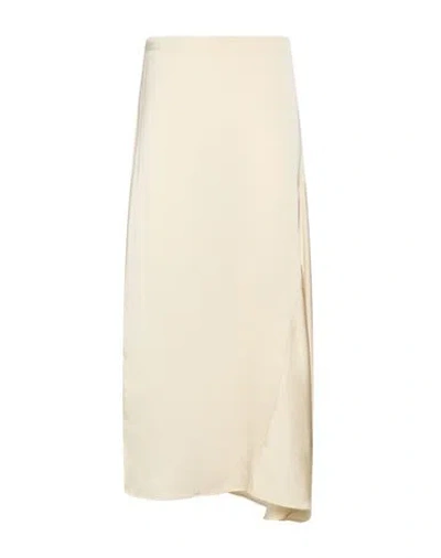 Weekend Max Mara Woman Maxi Skirt Apricot Size 8 Polyester In Orange