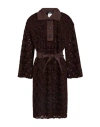 Weekend Max Mara Long-sleeved Dress In Brown