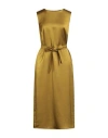 Weekend Max Mara Woman Midi Dress Mustard Size 10 Polyester
