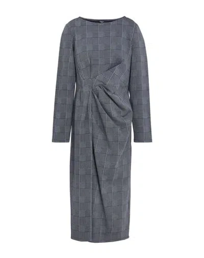 Weekend Max Mara Woman Midi Dress Navy Size L Cotton, Viscose, Polyamide, Elastane