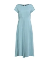 Weekend Max Mara Woman Midi Dress Sky Blue Size 10 Viscose, Linen, Cotton