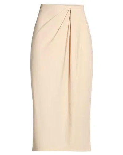 Weekend Max Mara Woman Midi Skirt Beige Size M Polyamide, Lyocell, Viscose, Elastane In Neutral
