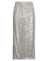 Weekend Max Mara Woman Midi Skirt Beige Size S Polyester, Elastane In Metallic