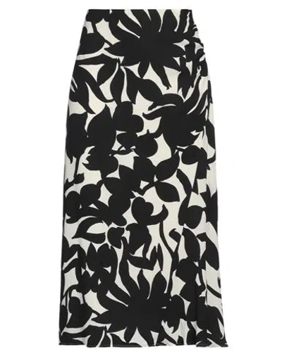 Weekend Max Mara Woman Midi Skirt Black Size 8 Viscose