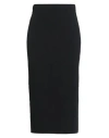 Weekend Max Mara Woman Midi Skirt Black Size L Viscose, Elastane In Multi