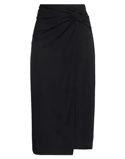 Weekend Max Mara Woman Midi Skirt Black Size M Polyamide, Lyocell, Viscose, Elastane