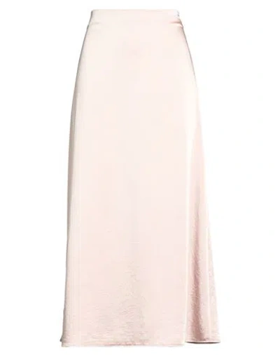 Weekend Max Mara Woman Midi Skirt Blush Size 8 Polyester In Pink