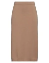 Weekend Max Mara Woman Midi Skirt Camel Size Xs Virgin Wool