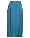 Weekend Max Mara Woman Midi Skirt Deep Teal Size 10 Polyester In Blue