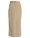 Weekend Max Mara Woman Midi Skirt Sand Size 2 Cotton In Neutral