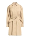 Weekend Max Mara Woman Mini Dress Beige Size 12 Cotton In Neutral
