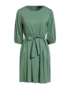 Weekend Max Mara Woman Mini Dress Green Size Xl Cotton
