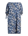 Weekend Max Mara Woman Mini Dress Navy Size 10 Cotton In Navy