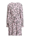 Weekend Max Mara Woman Mini Dress Lilac Size 8 Viscose In Pink