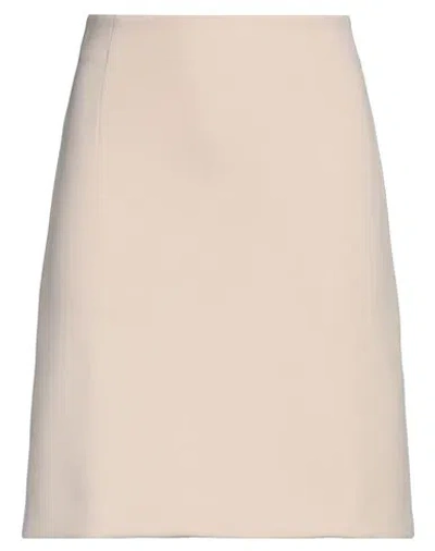 Weekend Max Mara Woman Mini Skirt Beige Size Xs Polyester, Cotton, Elastane