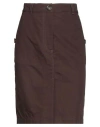 Weekend Max Mara Skirt With Button Detailing And Back Pockets In Brown
