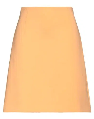 Weekend Max Mara Woman Mini Skirt Mandarin Size S Polyester, Cotton, Elastane In Mandarin