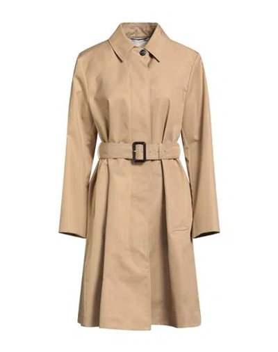 Weekend Max Mara Woman Overcoat & Trench Coat Camel Size 12 Cotton, Polyester