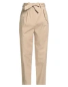 Weekend Max Mara Woman Pants Beige Size 12 Cotton, Elastane In Neutral