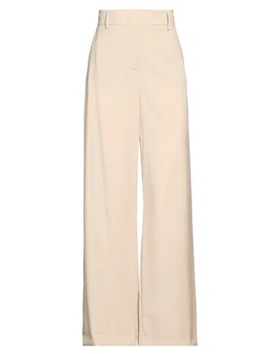 Weekend Max Mara Woman Pants Beige Size 12 Virgin Wool In Neutral