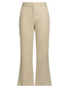 Weekend Max Mara Woman Pants Beige Size 14 Cotton, Linen In White