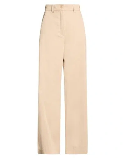 Weekend Max Mara Woman Pants Beige Size 4 Cotton In Neutral