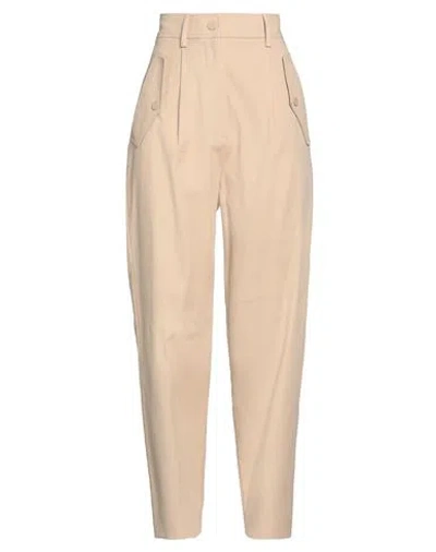 Weekend Max Mara Woman Pants Beige Size 6 Cotton, Elastane