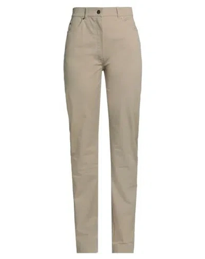 Weekend Max Mara Woman Pants Beige Size 6 Cotton, Elastane In Gray