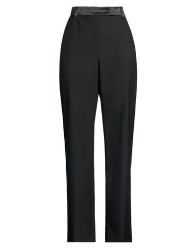 Weekend Max Mara Woman Pants Black Size 16 Virgin Wool