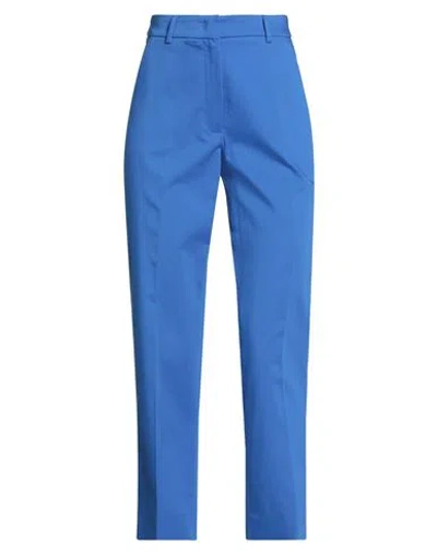 Weekend Max Mara Woman Pants Blue Size 4 Cotton, Elastane