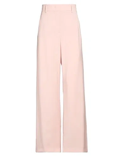 Weekend Max Mara Woman Pants Blush Size 16 Virgin Wool In Pink