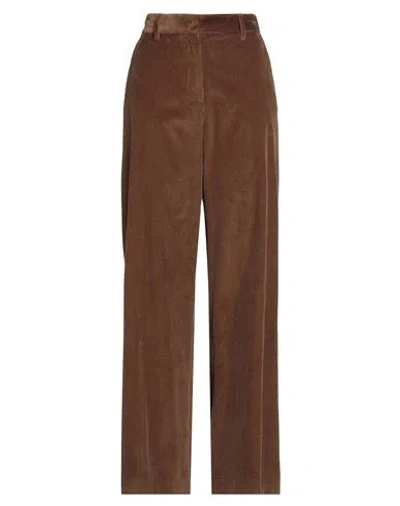 Weekend Max Mara Woman Pants Brown Size 10 Cotton