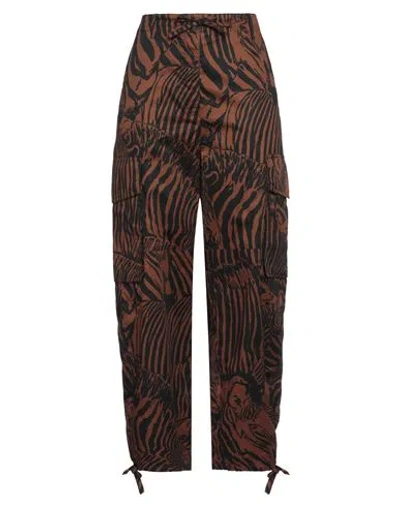 Weekend Max Mara Woman Pants Brown Size 8 Cotton