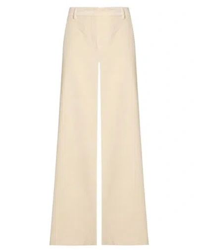 Weekend Max Mara Woman Pants Cream Size 14 Cotton In Pink