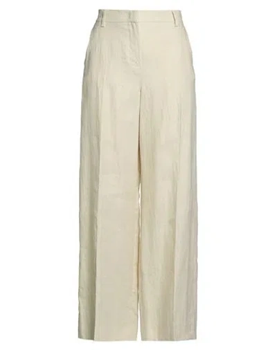 Weekend Max Mara Woman Pants Cream Size 14 Linen
