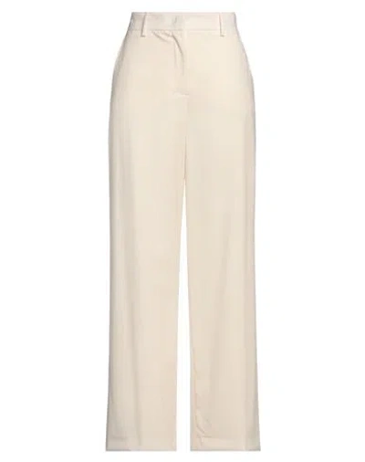 Weekend Max Mara Woman Pants Cream Size 8 Virgin Wool In Neutral