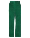 Weekend Max Mara Woman Pants Emerald Green Size 14 Cotton