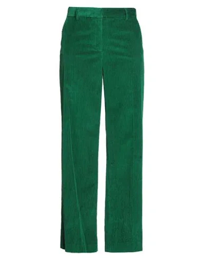 Weekend Max Mara Woman Pants Emerald Green Size 14 Cotton