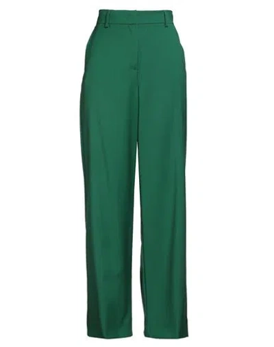 Weekend Max Mara Woman Pants Emerald Green Size 6 Virgin Wool